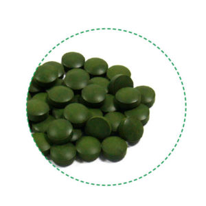 comprimidos de chlorella orgânicos